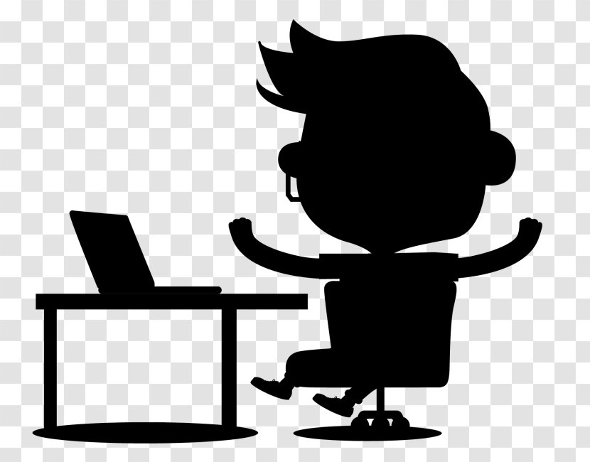 Clip Art Human Behavior Furniture Line - Blackandwhite - Cartoon Transparent PNG