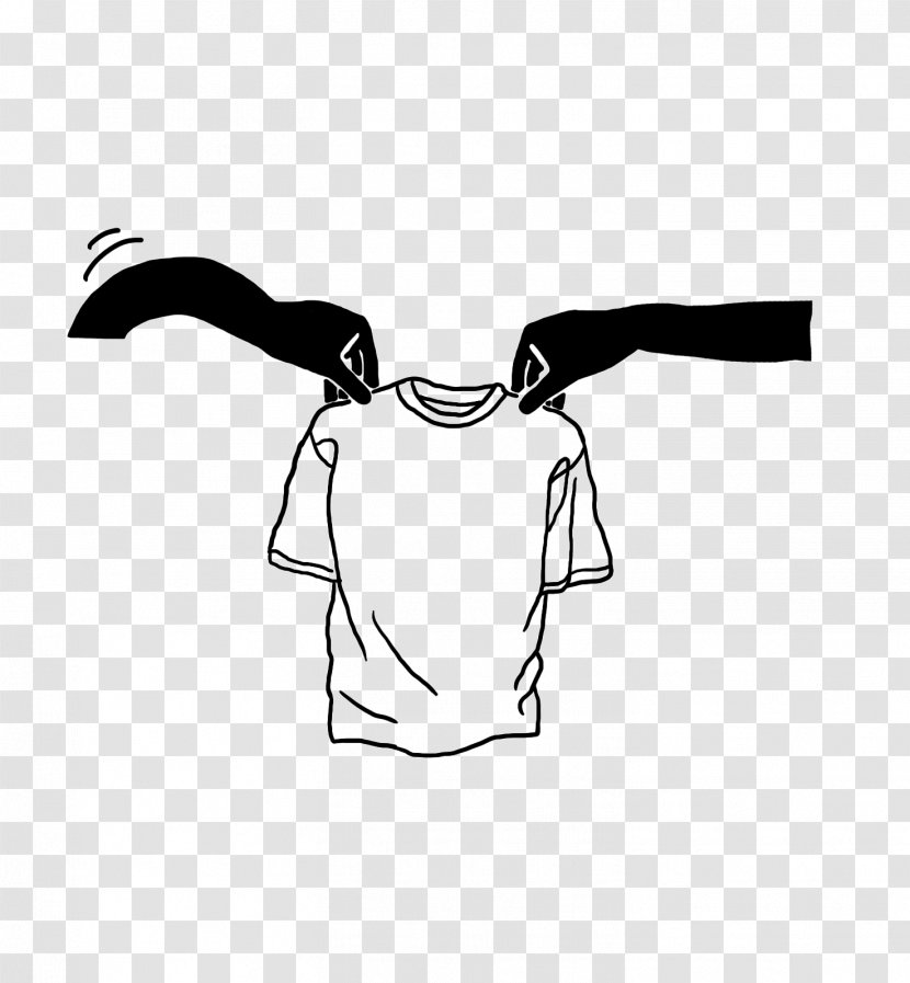 T-shirt Sleeve Shoulder Top Clothing Accessories - Monochrome Photography Transparent PNG