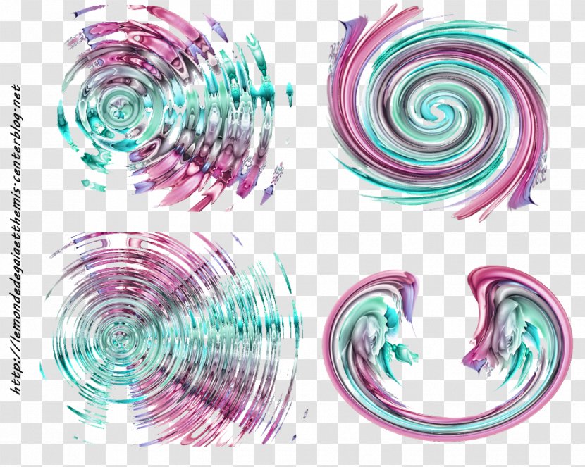 Spiral Circle Body Jewellery Pattern Transparent PNG