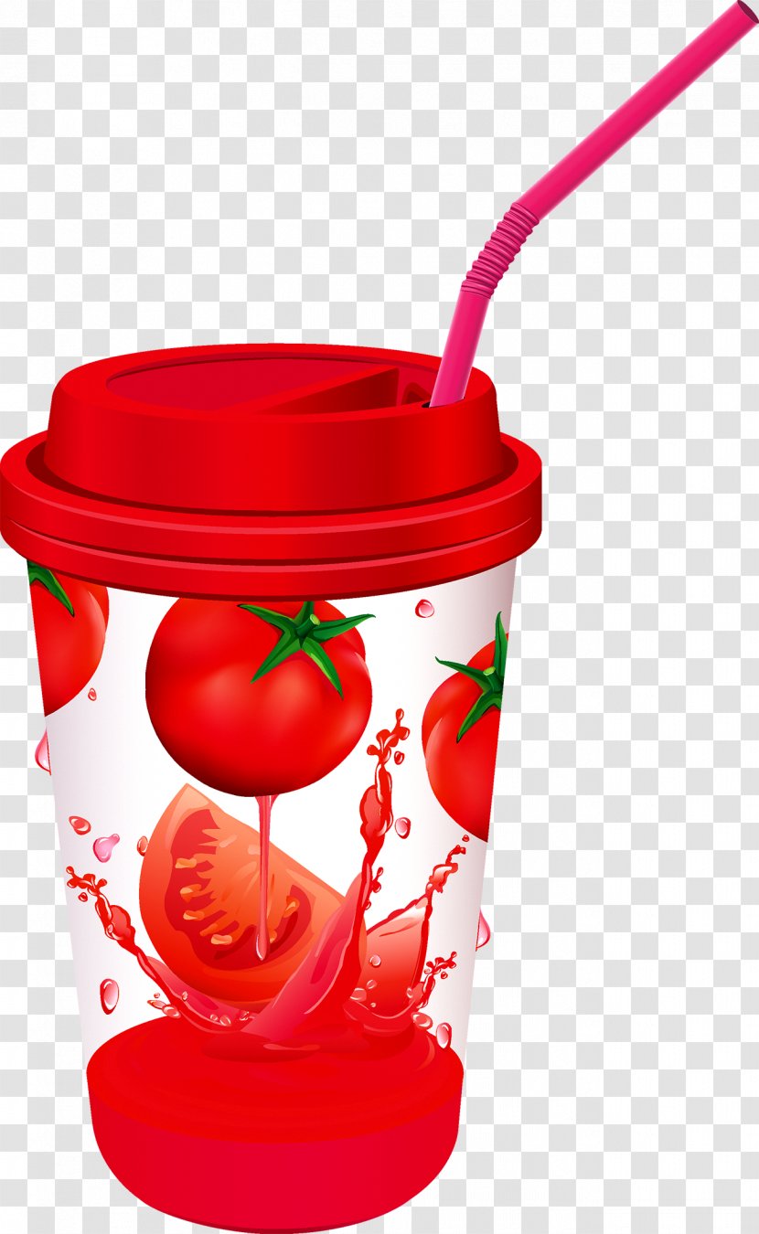 Juice Cocktail Strawberry Drink Cup - Plastic Transparent PNG