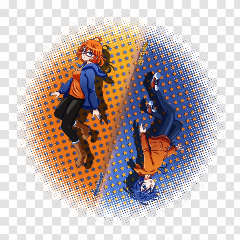 Art Complementary Colors Drawing Blue - Human Behavior - Cel Shading Transparent PNG