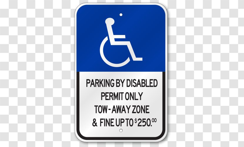 Disabled Parking Permit Disability Car Park ADA Signs International Symbol Of Access Transparent PNG