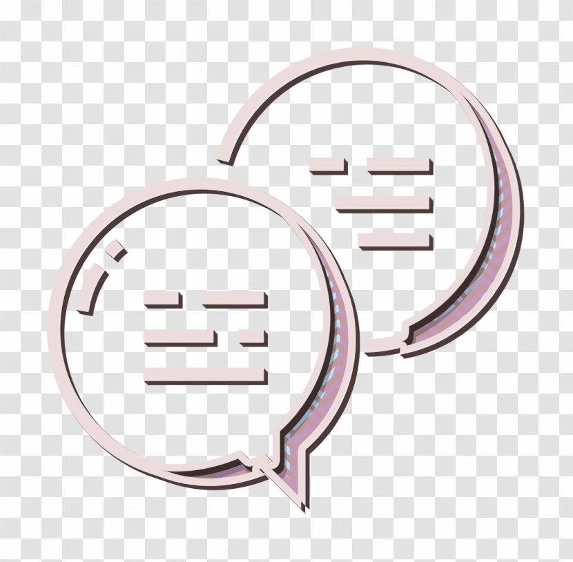 Circle Icon Double Message - Logo Transparent PNG