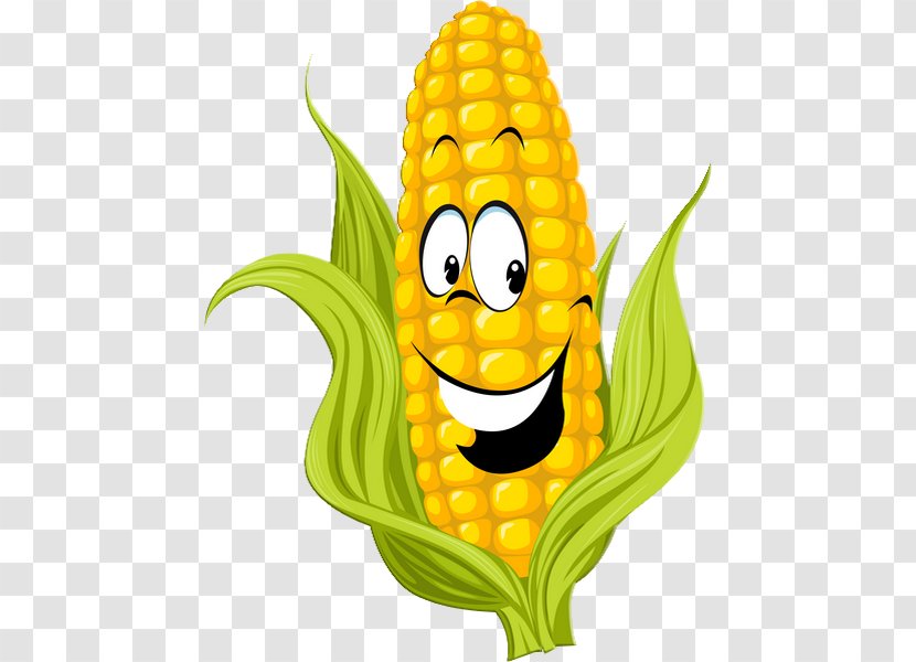 Corn On The Cob Maize Sweet Clip Art - Commodity - Cartoon Transparent PNG