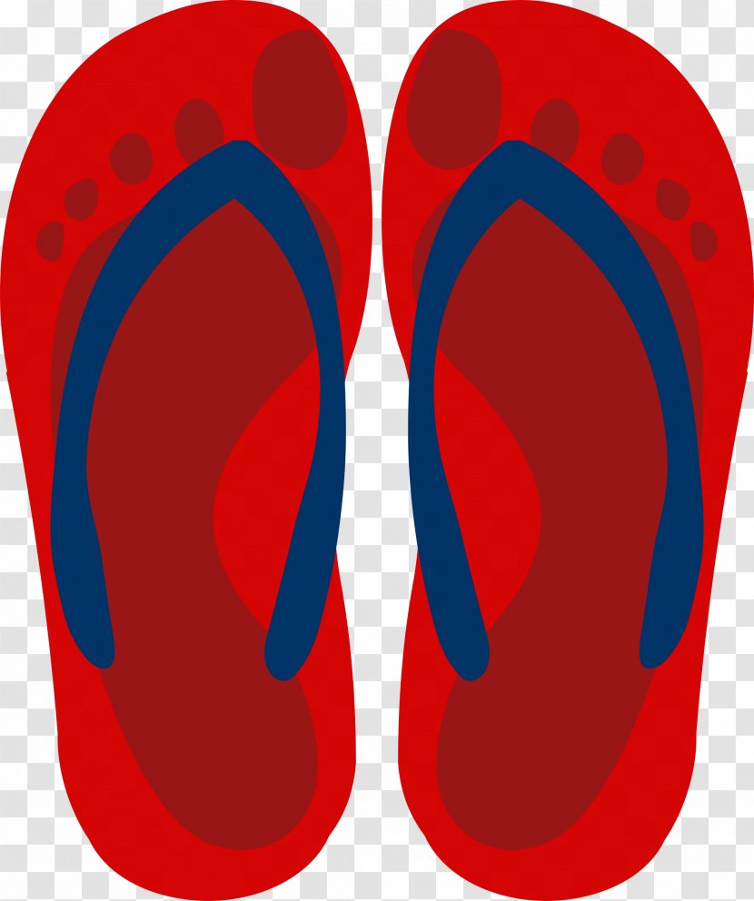 Flip-flops Sandal Clip Art - Electric Blue - Flip Flop Transparent PNG