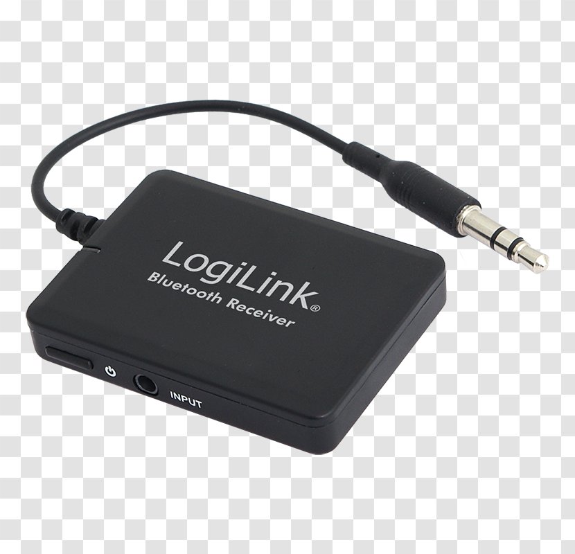 LogiLink Bluetooth Audio Receiver BT0020A Phone Connector A2DP Adapter - Technology Transparent PNG