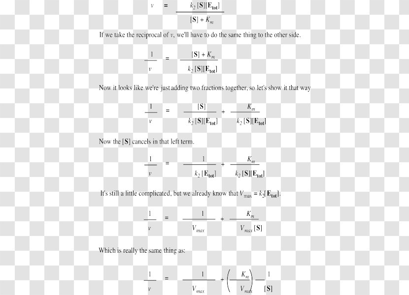 Michaelis–Menten Kinetics Lineweaver–Burk Plot Enzyme Constante De Michaelis-Menten Equation - Watercolor - Mathematical Transparent PNG