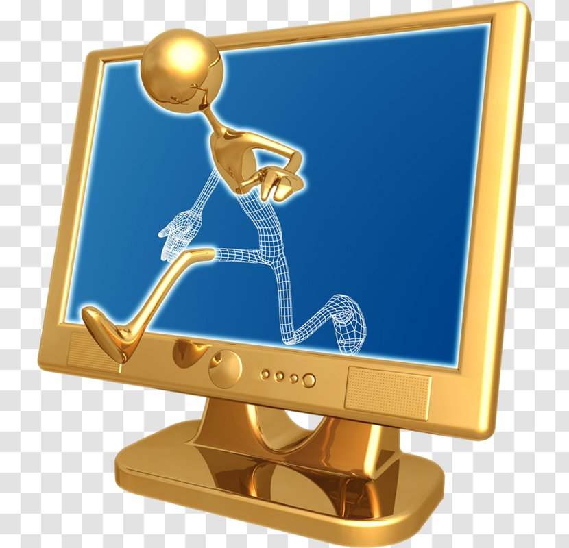 3D Computer Graphics Animation Clip Art - Who Escaped The Monitor Transparent PNG