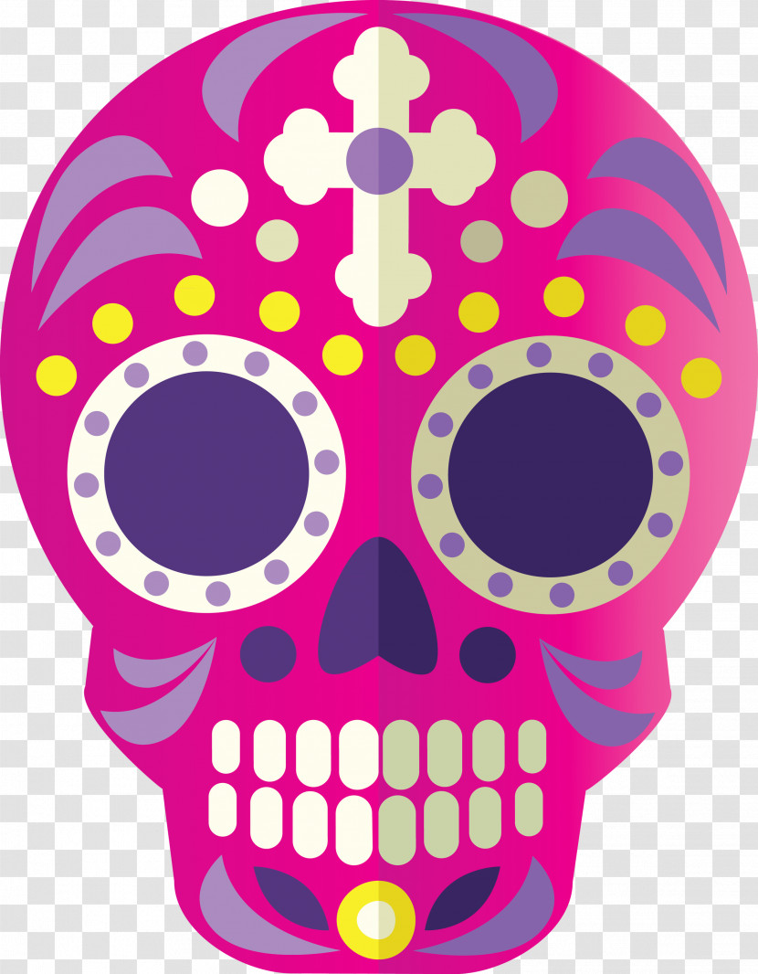 Skull Mexico Sugar Skull Traditional Skull Transparent PNG