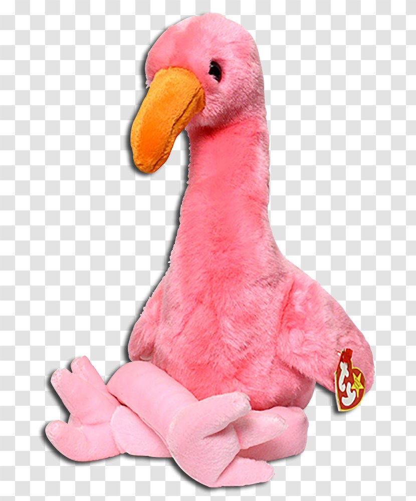 Beak Goose Cygnini Duck Bird - Pink - Beanie Babies Transparent PNG