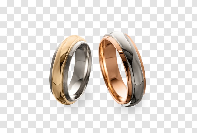 Wedding Ring Gold Diamond Brilliant - Platinum Transparent PNG