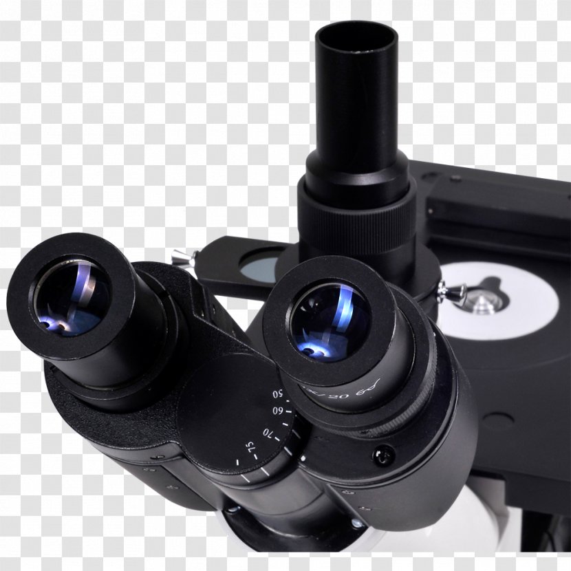 Camera Lens Optical Microscope Omano OMM300-T Inverted Metallurgical Compound Instrument Transparent PNG