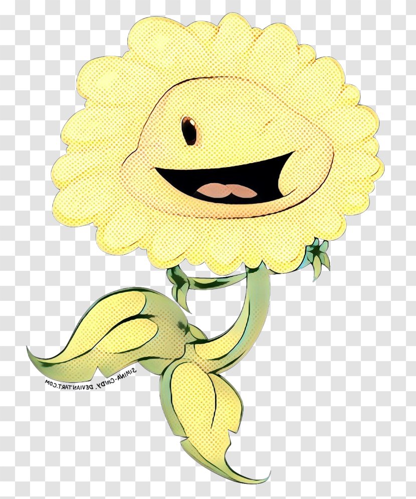 Vintage Flower - Smile - Emoticon Animation Transparent PNG