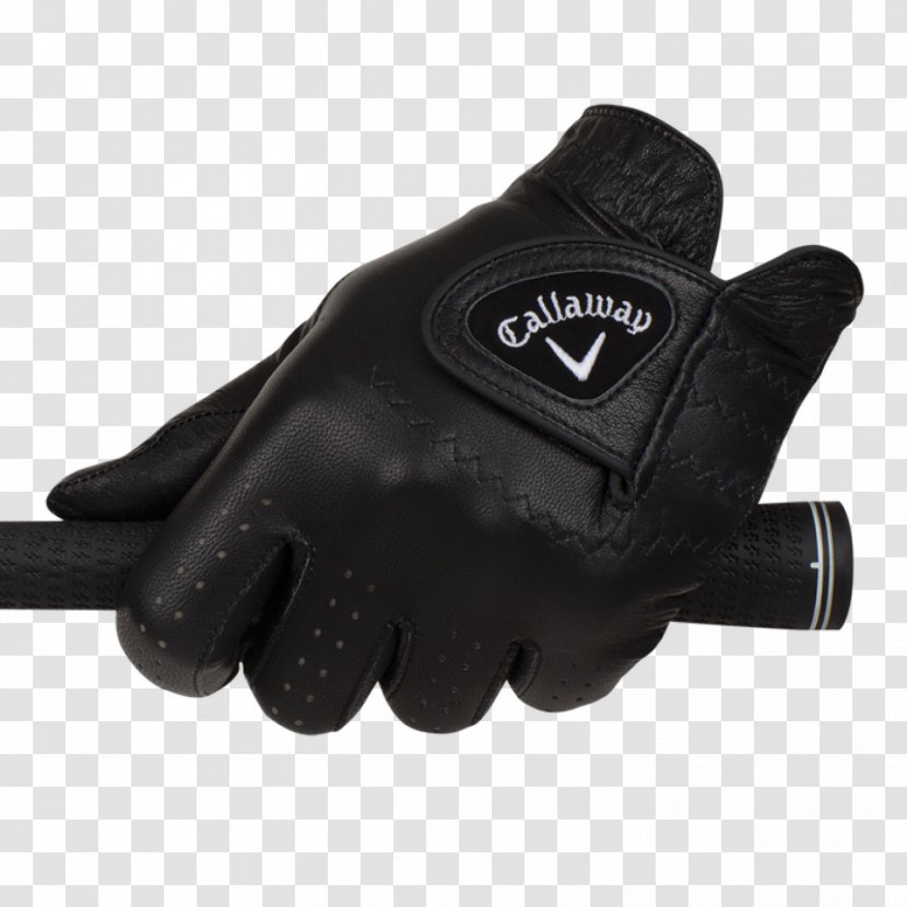 Glove Callaway Golf Company Leather Sport - Black Transparent PNG