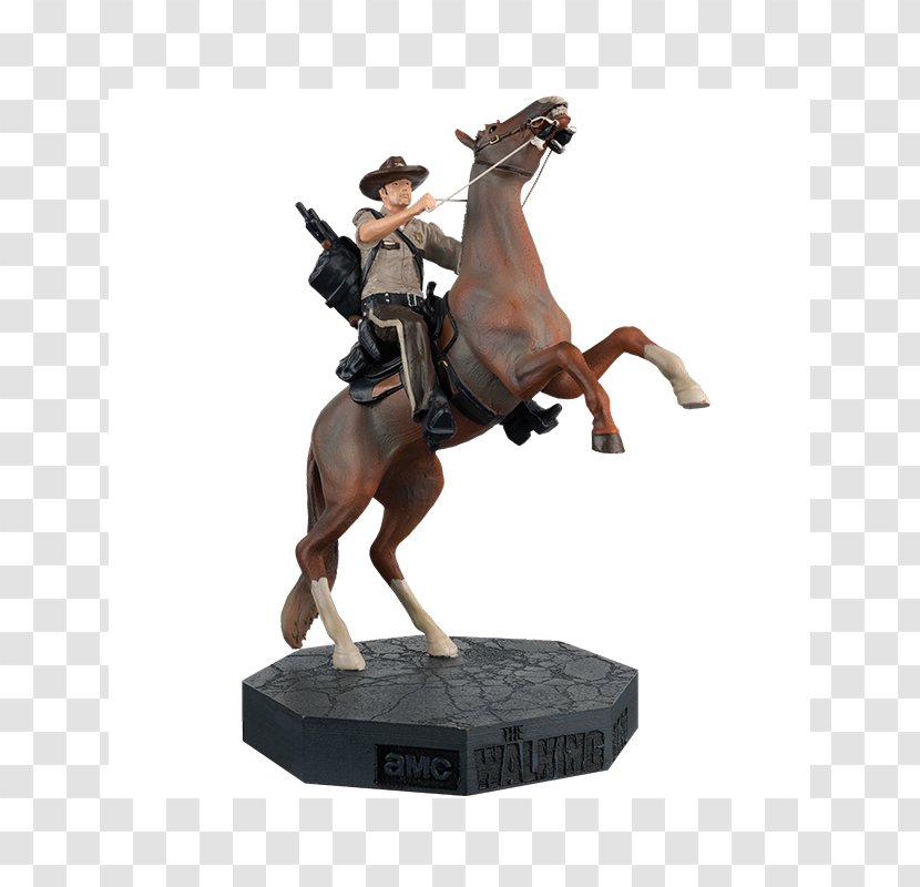 Rick Grimes Figurine Horse AMC Television - Andrew Lincoln Transparent PNG