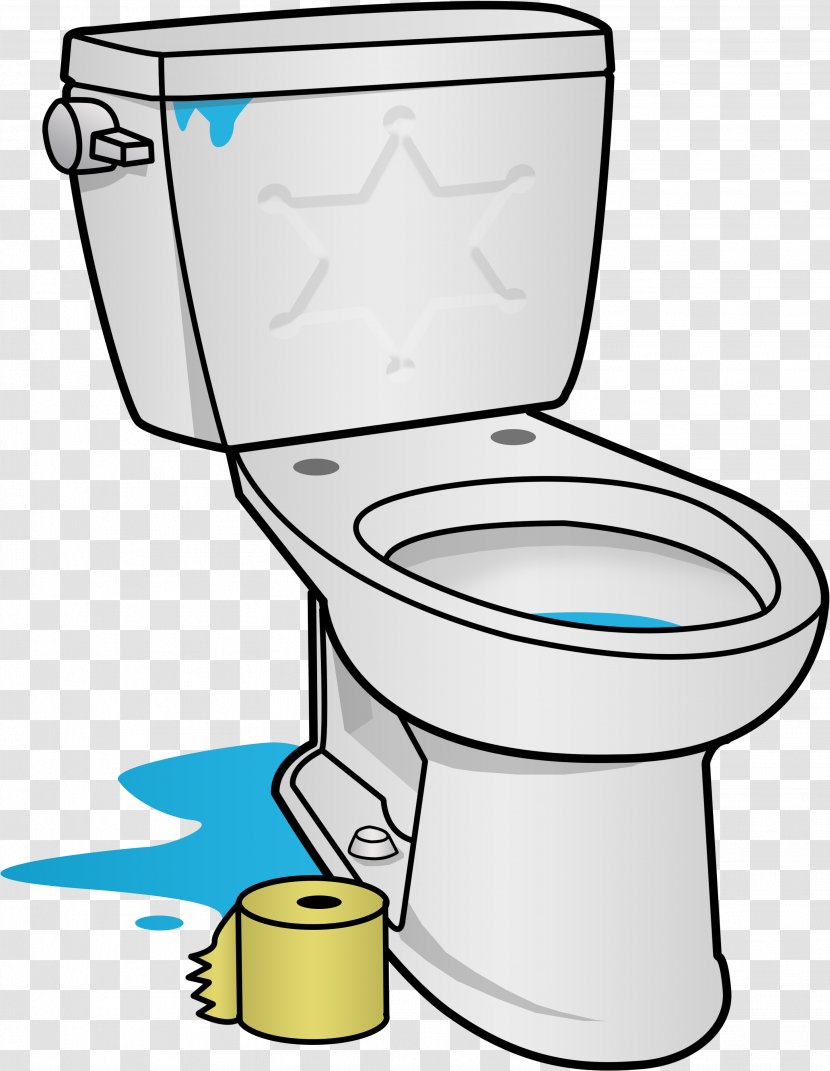 Toilet Cartoon - Plumbing Fixture Transparent PNG