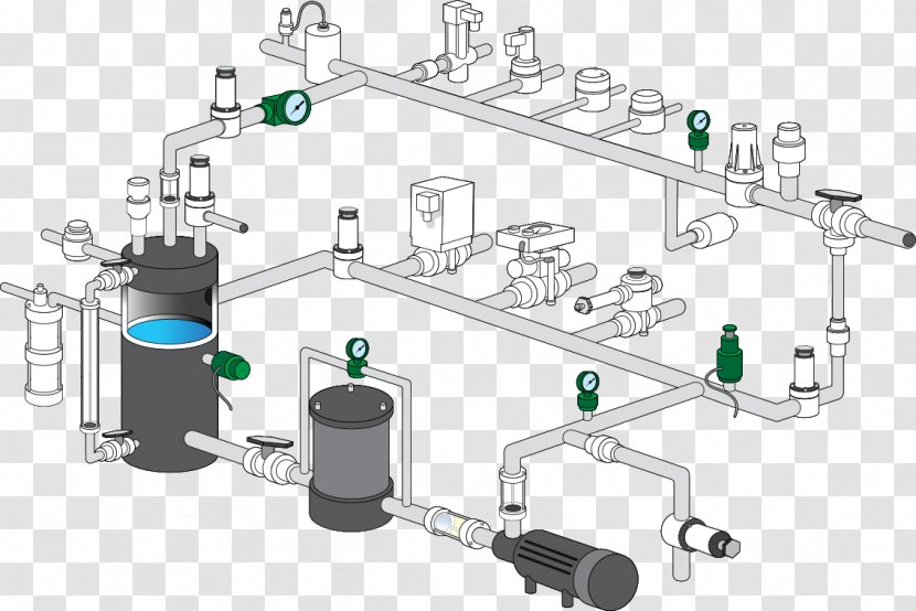 Sight Glass Valve Fire Sprinkler System - Machine Transparent PNG