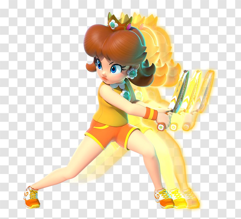 Mario Tennis Aces Princess Daisy Luigi - Peach Transparent PNG