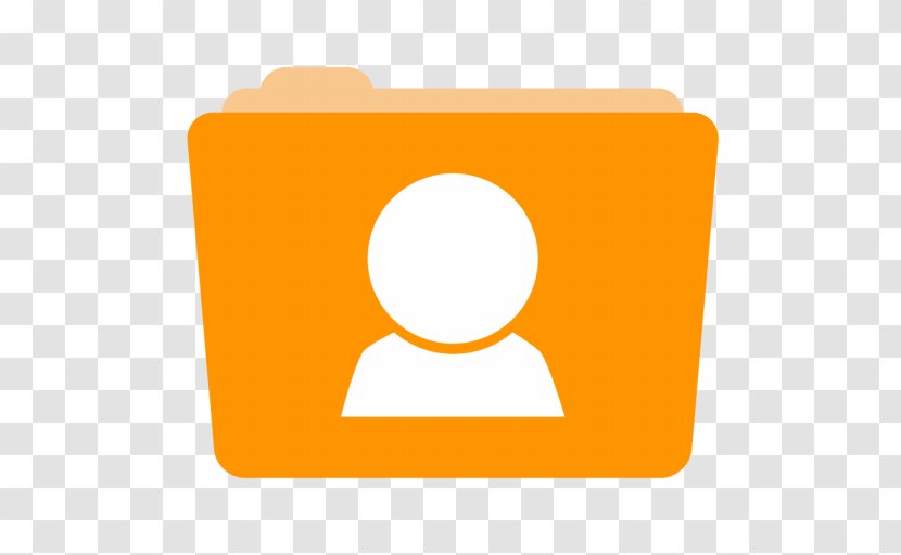 Brand Yellow Orange - Folder Users Transparent PNG