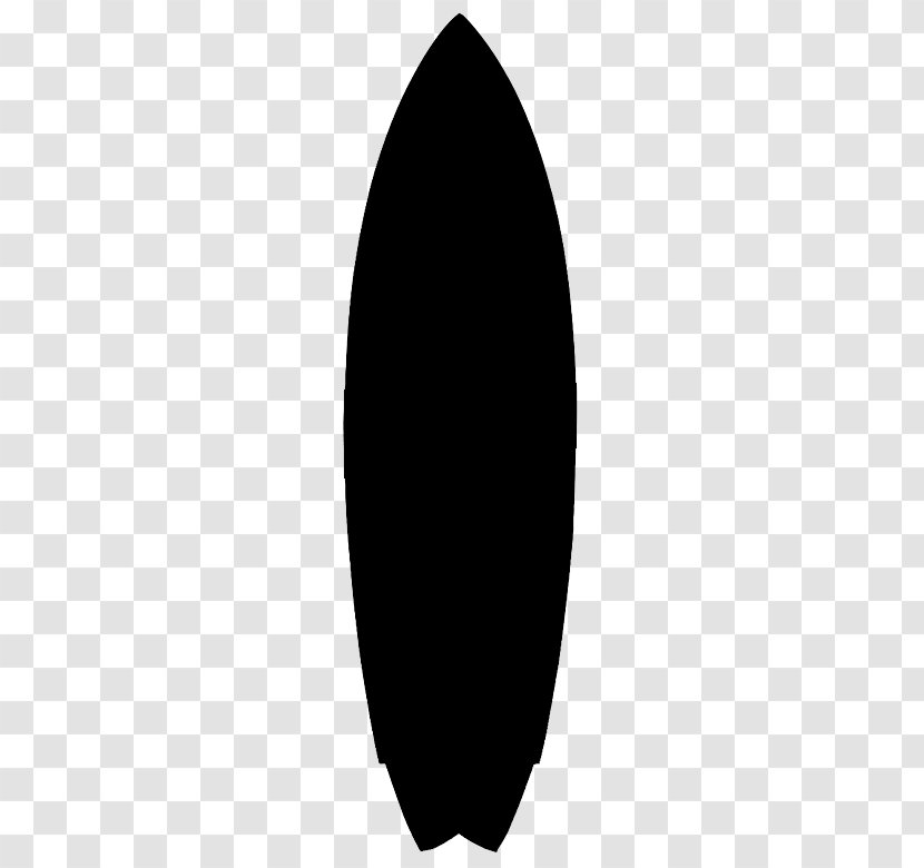 Surfboard Surfing Sport - Black And White Transparent PNG