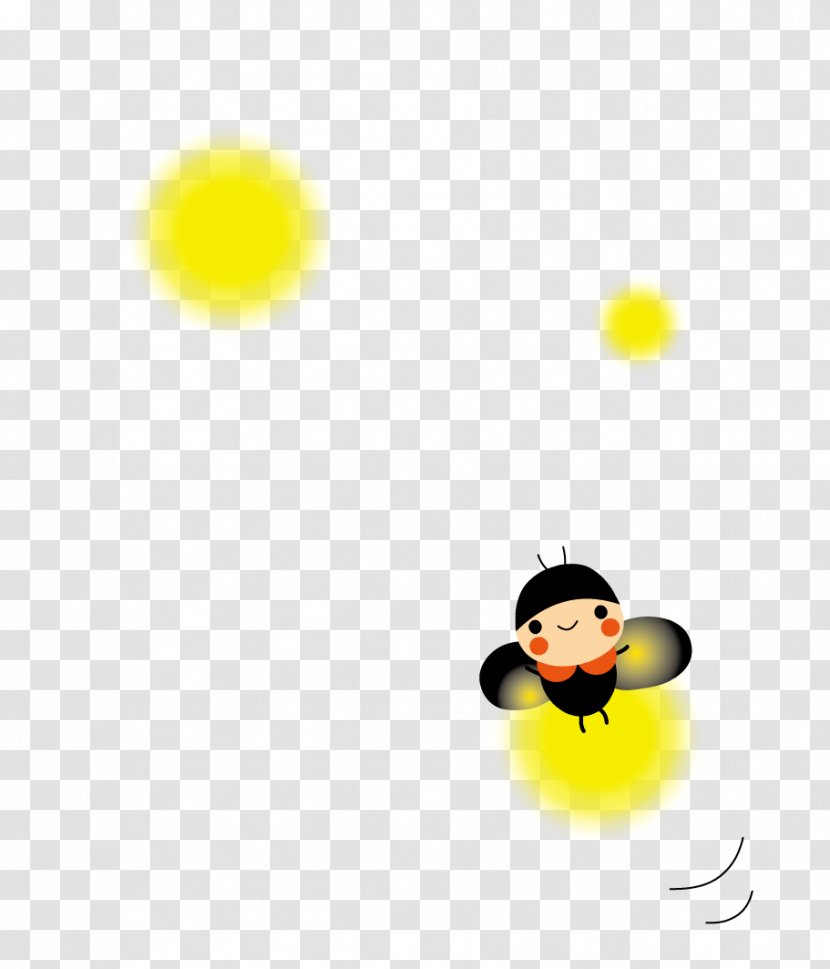 Firefly Hotaru No Hikari Illustrator Insect - Emoticon - A4 Transparent PNG