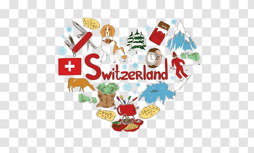 Switzerland Symbol Clip Art - Tree - Cartoon Notes Transparent PNG