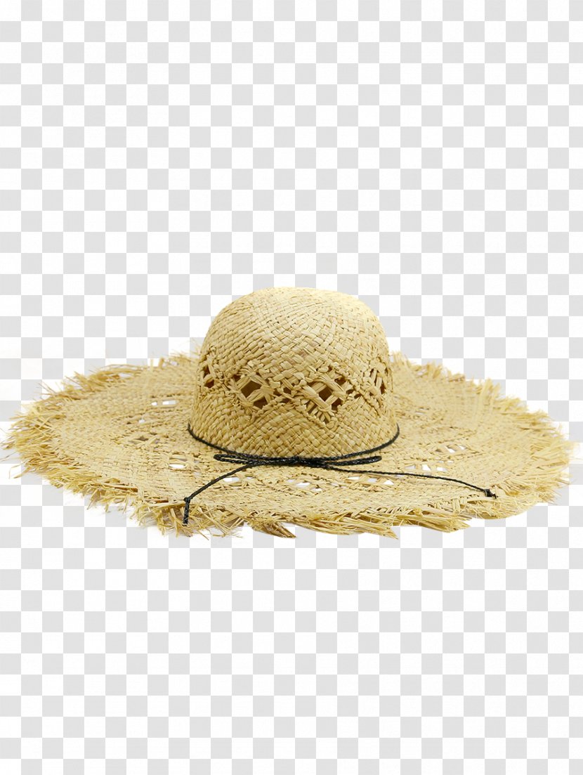 Straw Hat Baseball Cap Clothing - Woven Fabric Transparent PNG