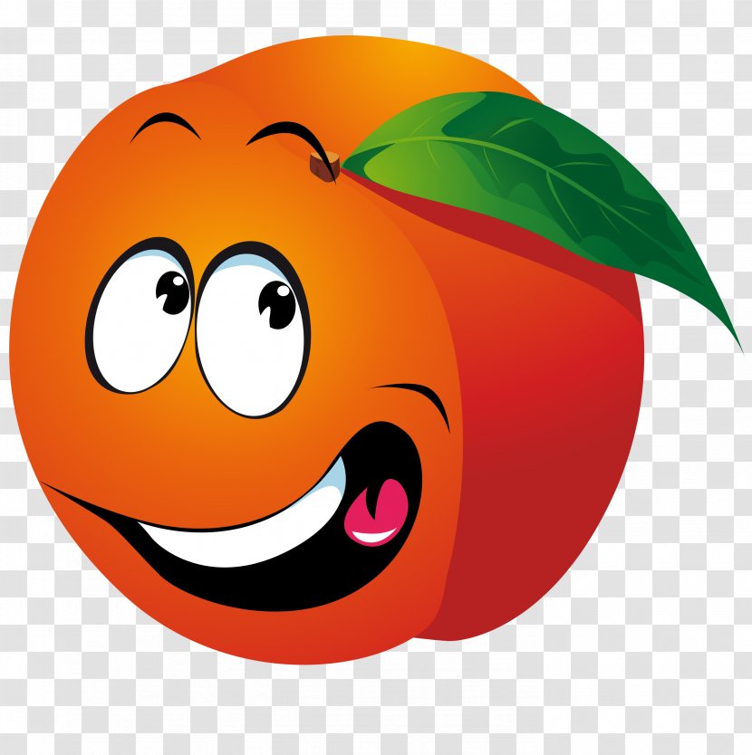 Fruit Smiley Clip Art - Emoticon - Grapefruit Transparent PNG
