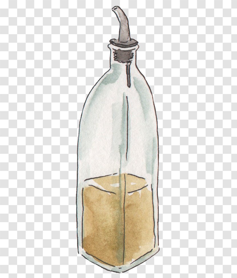Glass Bottle Oil - Google Images - Drank Half The Drink Transparent PNG