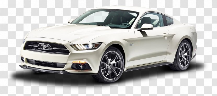 2015 Ford Mustang GT 50 Years Limited Edition Car California Special - Automotive Design - White Fastback Transparent PNG