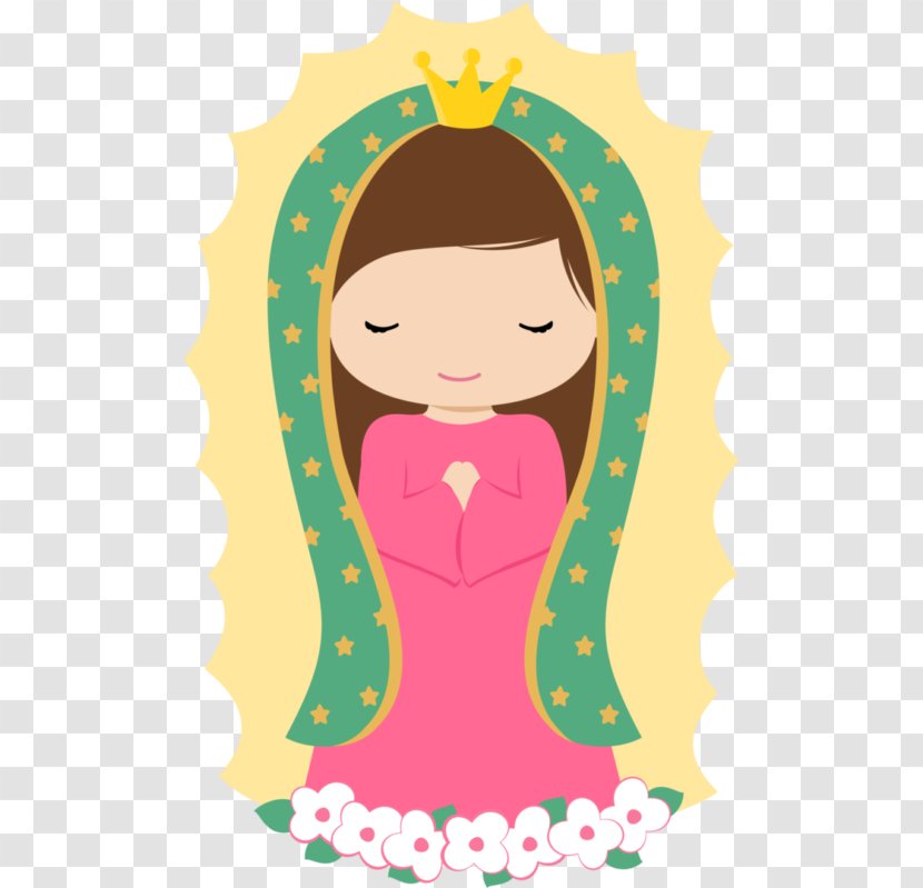 Our Lady Of Guadalupe First Communion Child Clip Art - Head - Please Vector Transparent PNG