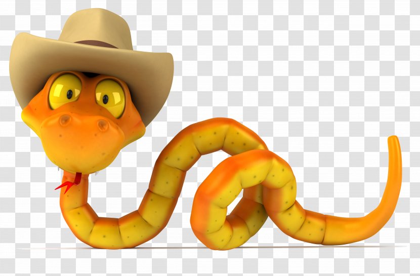 Snake Stock Photography Vipers Royalty-free Illustration - Venomous - Yellow With A Cowboy Hat Transparent PNG