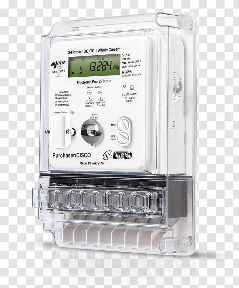 Electricity Meter Electronics Three-phase Electric Power Maximum Demand Indicator - Hardware - Smart Transparent PNG