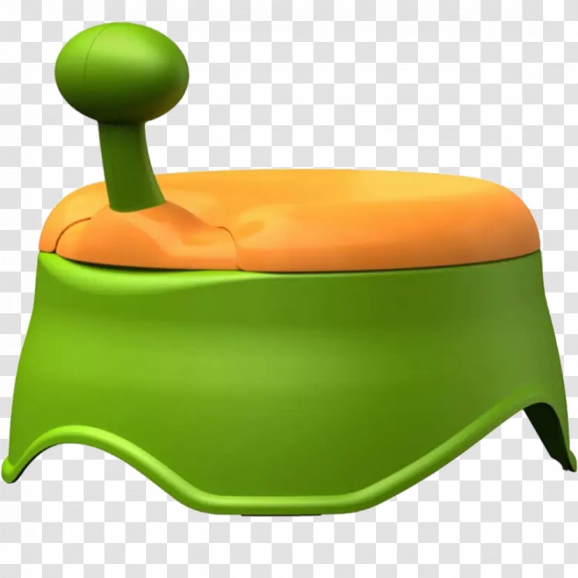 Table Toilet Green Chair Sitting - Orange Transparent PNG