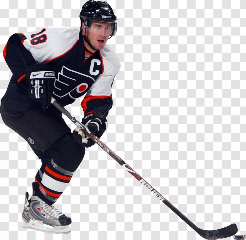 Ice Hockey Philadelphia Flyers Team Sport Protective Pants & Ski Shorts - Poles - Psd Transparent PNG
