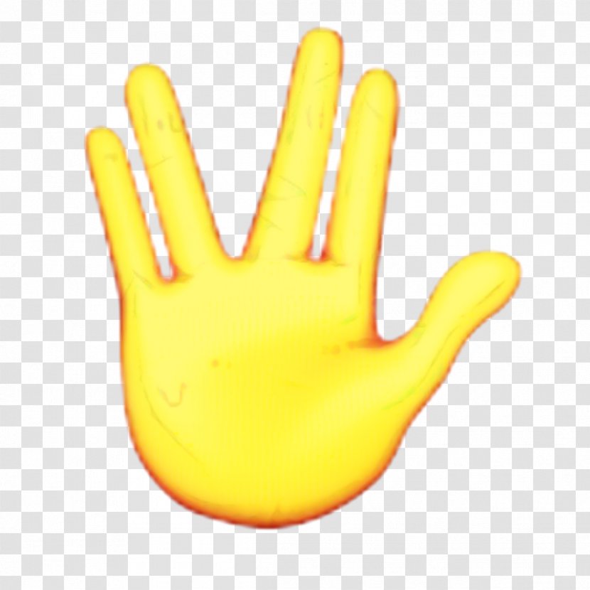 Yellow Background - Finger - Thumb Gesture Transparent PNG