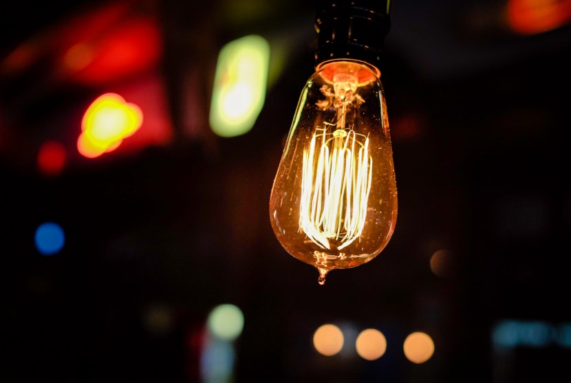 Incandescent Light Bulb Creativity Innovation Lighting - String Lights Transparent PNG