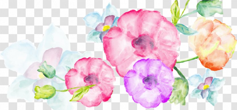Watercolor: Flowers Watercolor Painting Vector Graphics Watercolour - Art - Flower Transparent PNG