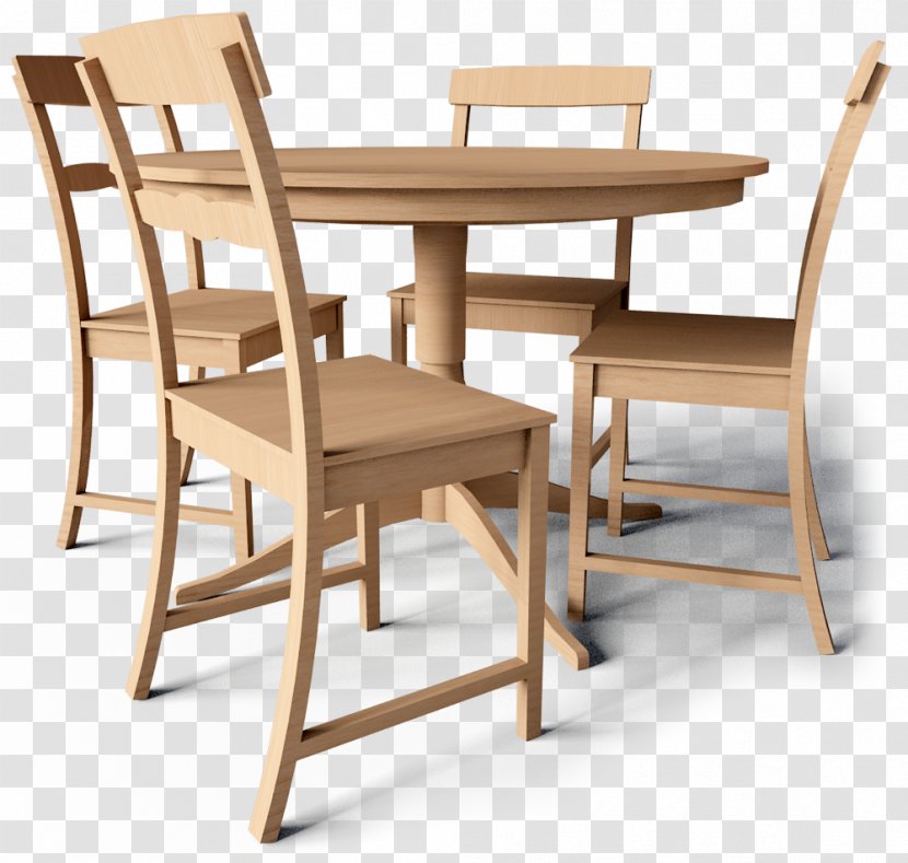 Drop-leaf Table Furniture Chair IKEA - Solid Wood - Tables And Chairs Transparent PNG