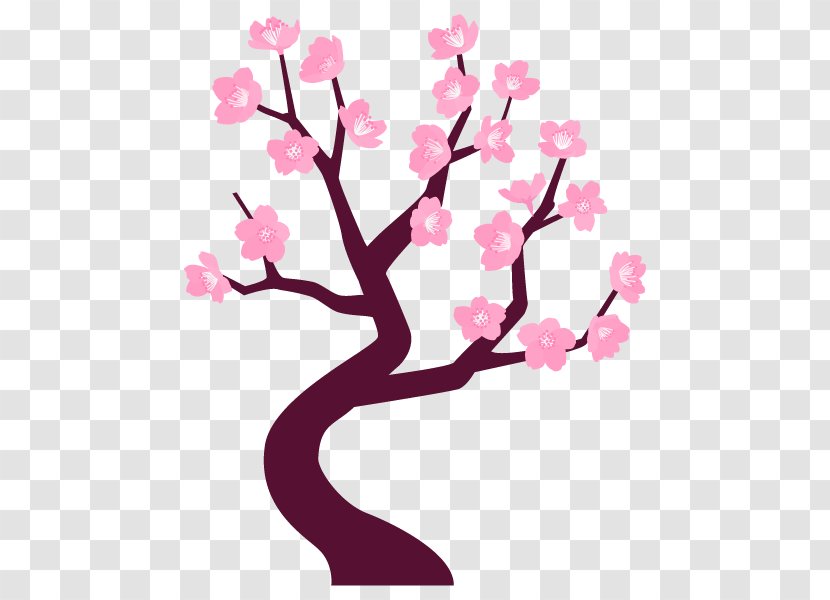 Cherry Blossom Vector Graphics Graphic Design Illustration - Tree Transparent PNG