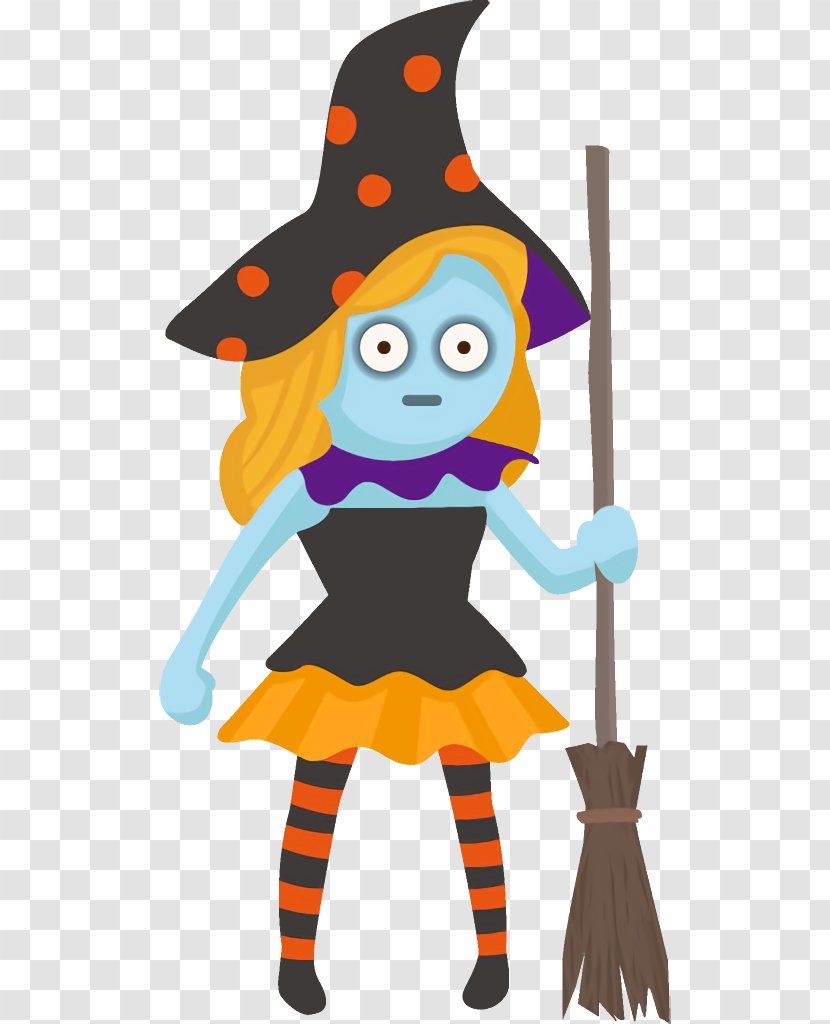 Witch Halloween - Hat - Costume Jester Transparent PNG