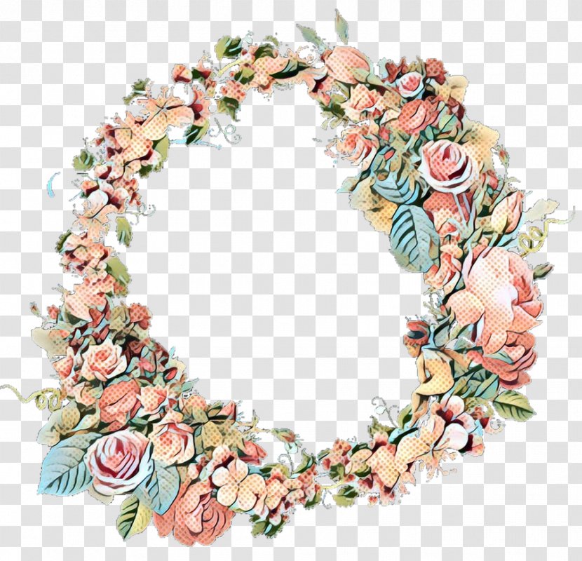 Watercolor Flower Wreath - Painting - Lei Cut Flowers Transparent PNG