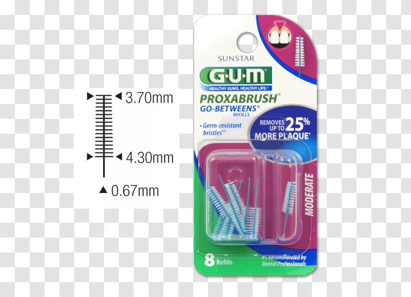 GUM Proxabrush Go-Betweens Gums Soft-Picks Dental Floss Dentistry - Gum Gobetweens - Health Transparent PNG