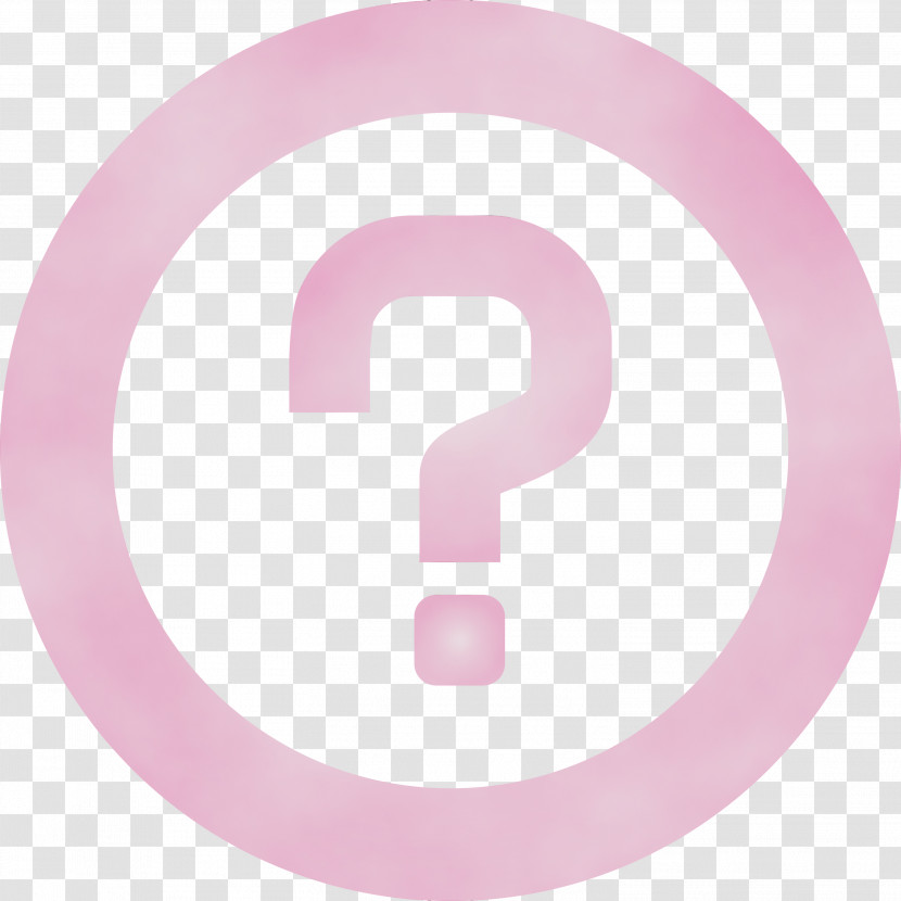Pink Circle Font Number Symbol Transparent PNG