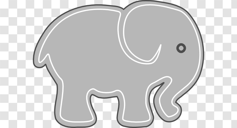 Indian Elephant African Elephants Clip Art Baby - Drawing Transparent PNG