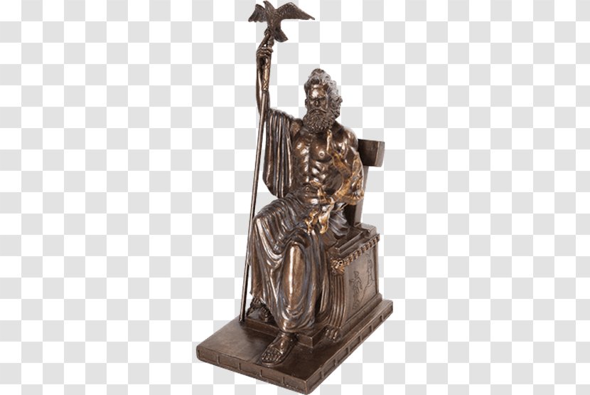 Statue Of Zeus At Olympia Ancient Greece Greek Mythology Bronze Sculpture - Figurine - Statu Transparent PNG