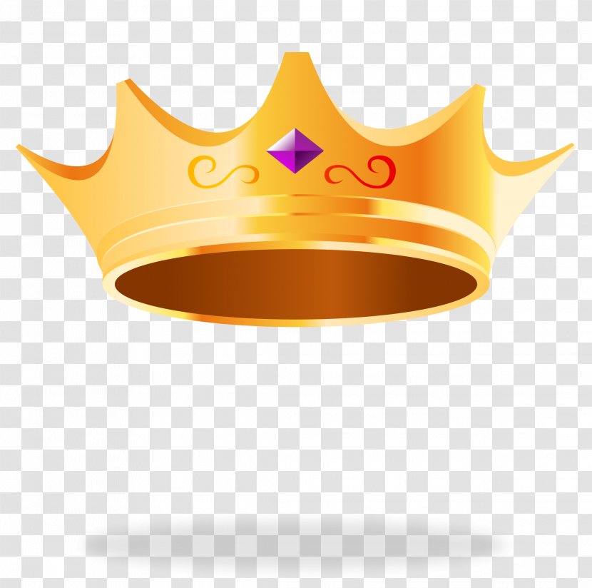 Clip Art - Adobe Freehand - Vector Hand Painted Crown Transparent PNG
