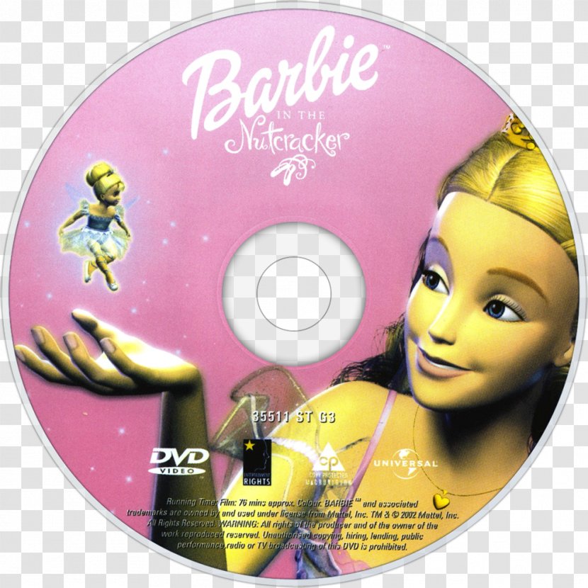 Barbie In The Nutcracker Compact Disc DVD - Drawing Transparent PNG