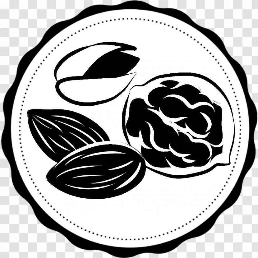 Tree Nut Allergy Food Peanut Milk Allergen - Black And White Transparent PNG
