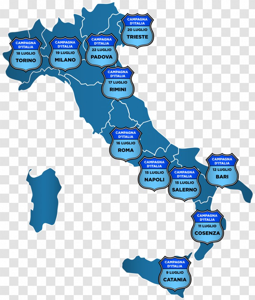 Italy World Map - Text Transparent PNG